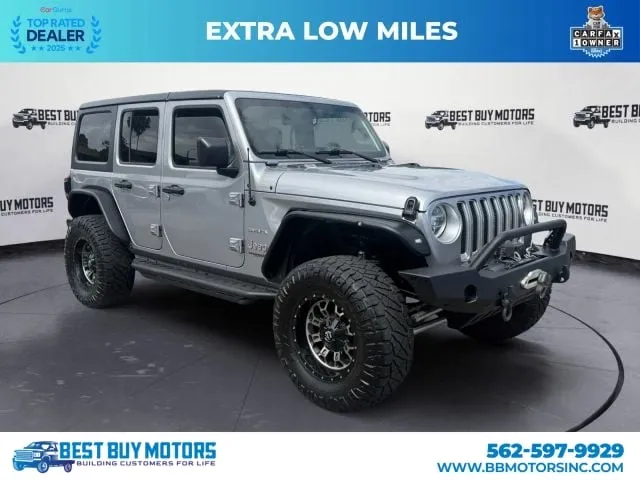 2019 Jeep Wrangler Unlimited Sahara Sport Utility 4D