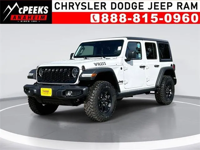 2026 Jeep Wrangler WRANGLER 4-DOOR WILLYS